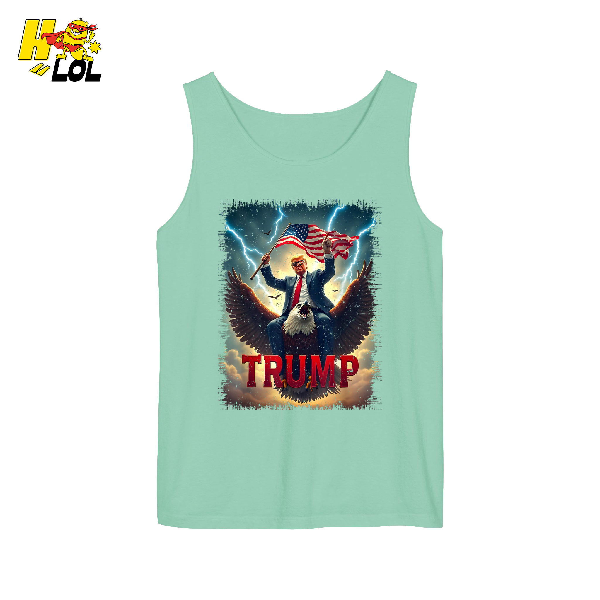 Donald Trump King & Eagle Shirt Patriotic MAGA Gift - HQLOL