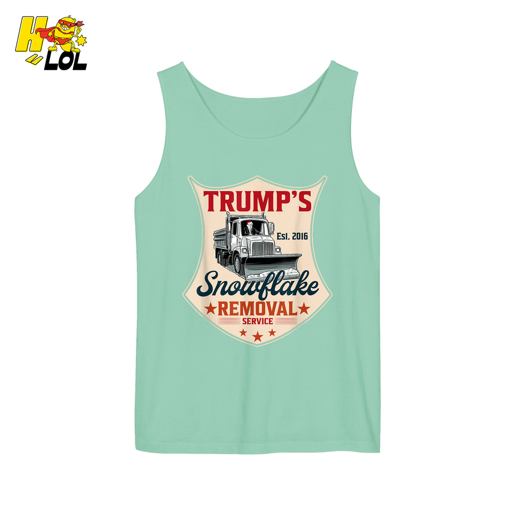 Trump's Snowflake Removal Service Funny Anti-Liberal Satire Shirt - HQLOL