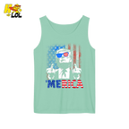 Merica Shirt Funny Patriotic USA Flag Graphic Shirt - HQLOL