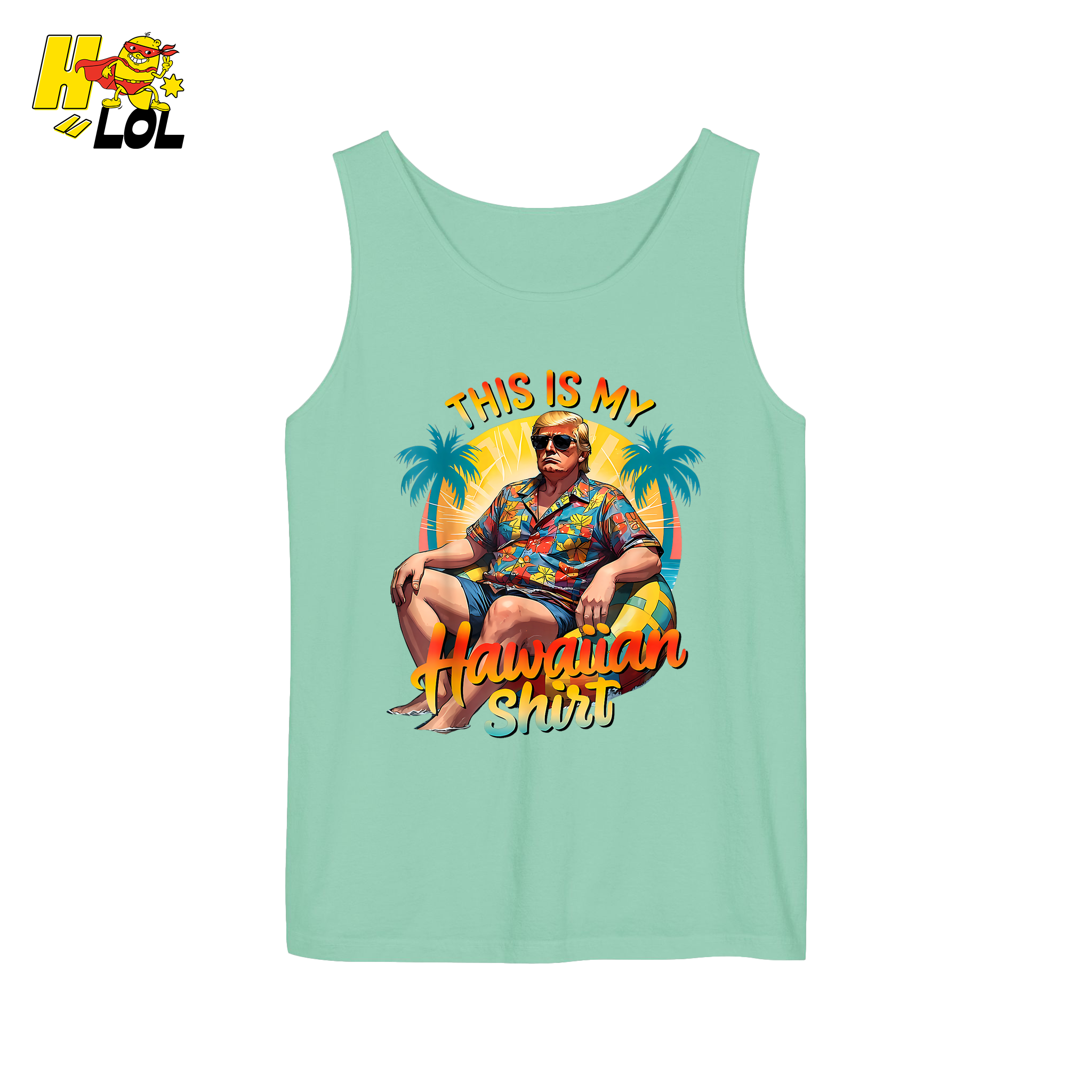 Trump Hawaiian Shirt Funny Summer Vacation Meme Gift Shirt - HQLOL