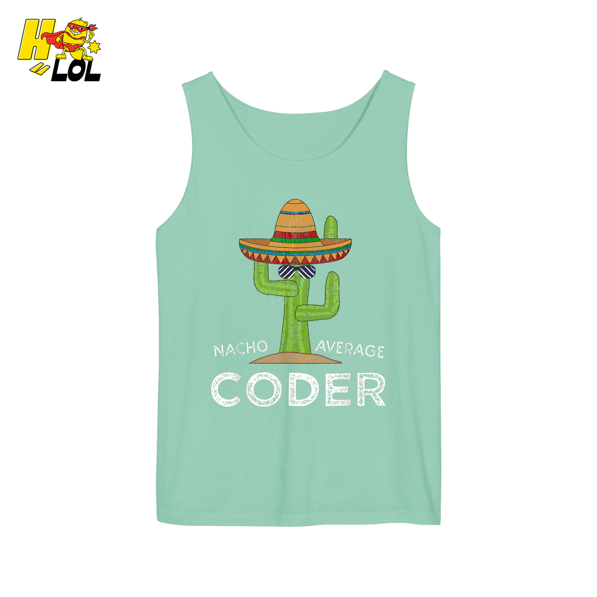 Nacho Average Coder Shirt Funny Programmer Cactus Shirt - HQLOL