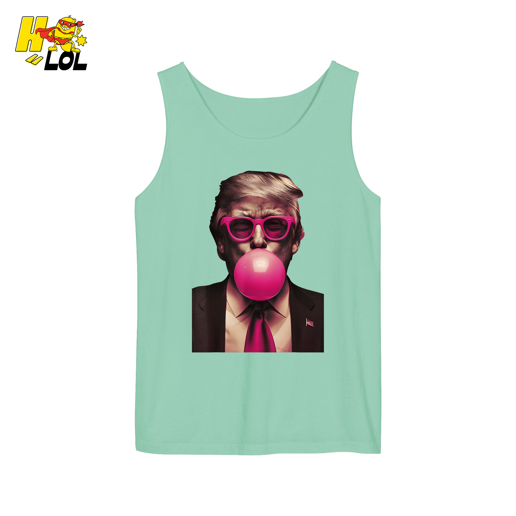 Trump Bubble Gum Pink Glasses Funny Pop Art Viral Meme Shirt - HQLOL