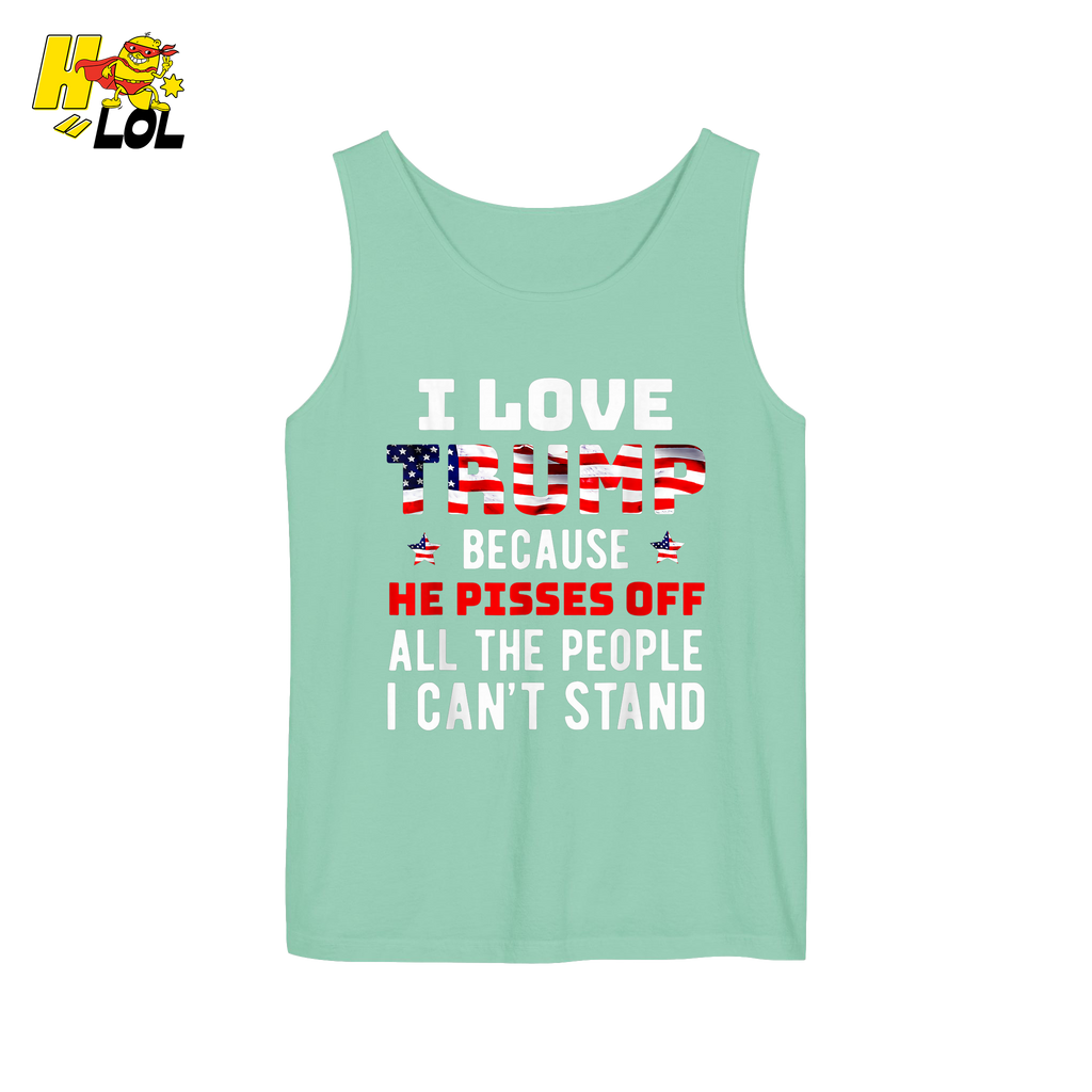 I Love Trump Shirt Funny Patriotic Quote Conservative Shirt - HQLOL