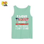 I Love Trump Shirt Funny Patriotic Quote Conservative Shirt - HQLOL