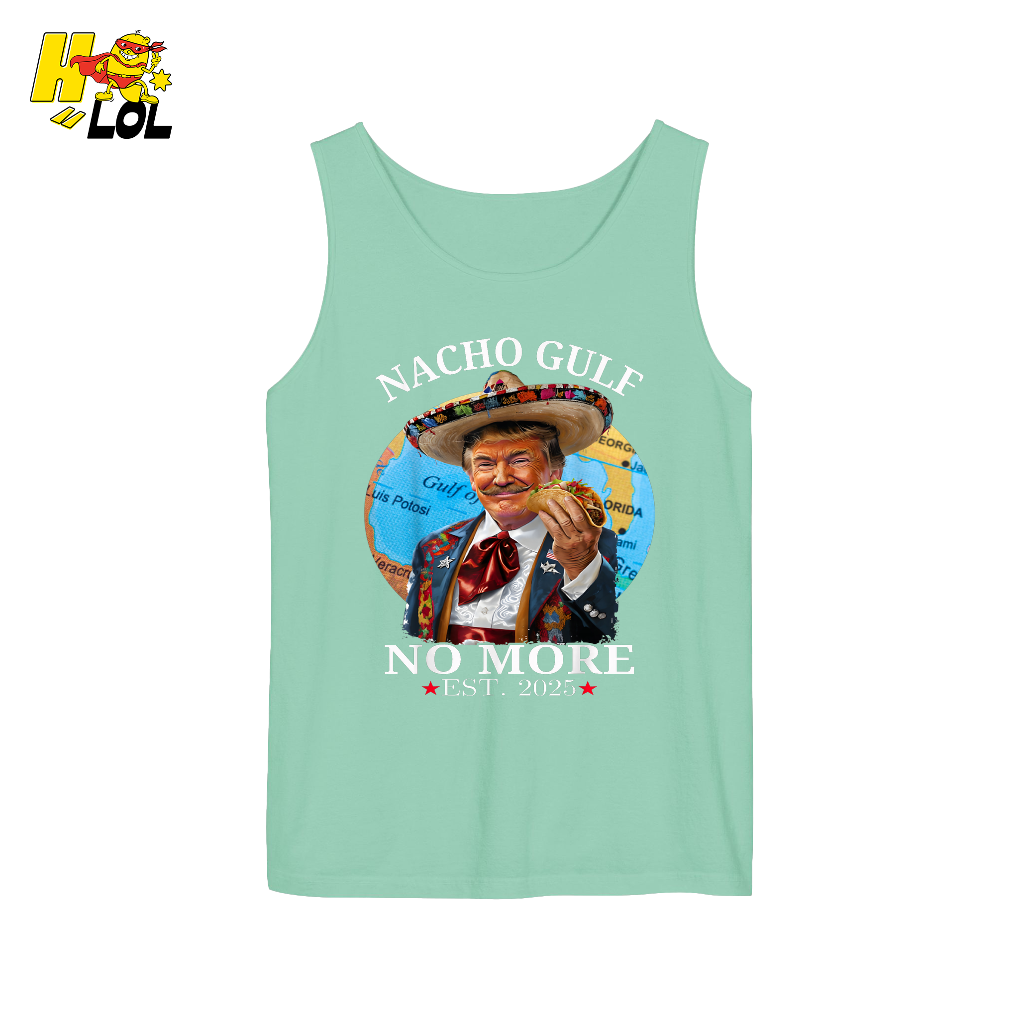 Nacho Gulf No More Shirt Funny Taco Sombrero Graphic Shirt - HQLOL