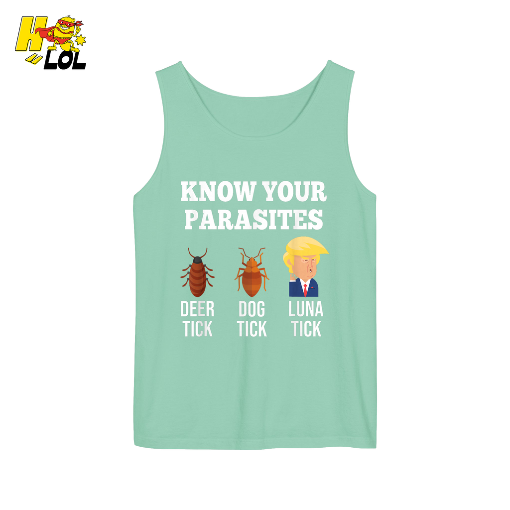 Know Your Parasites Shirt Funny Tick Meme Satire Graphic Shirt - HQLOL