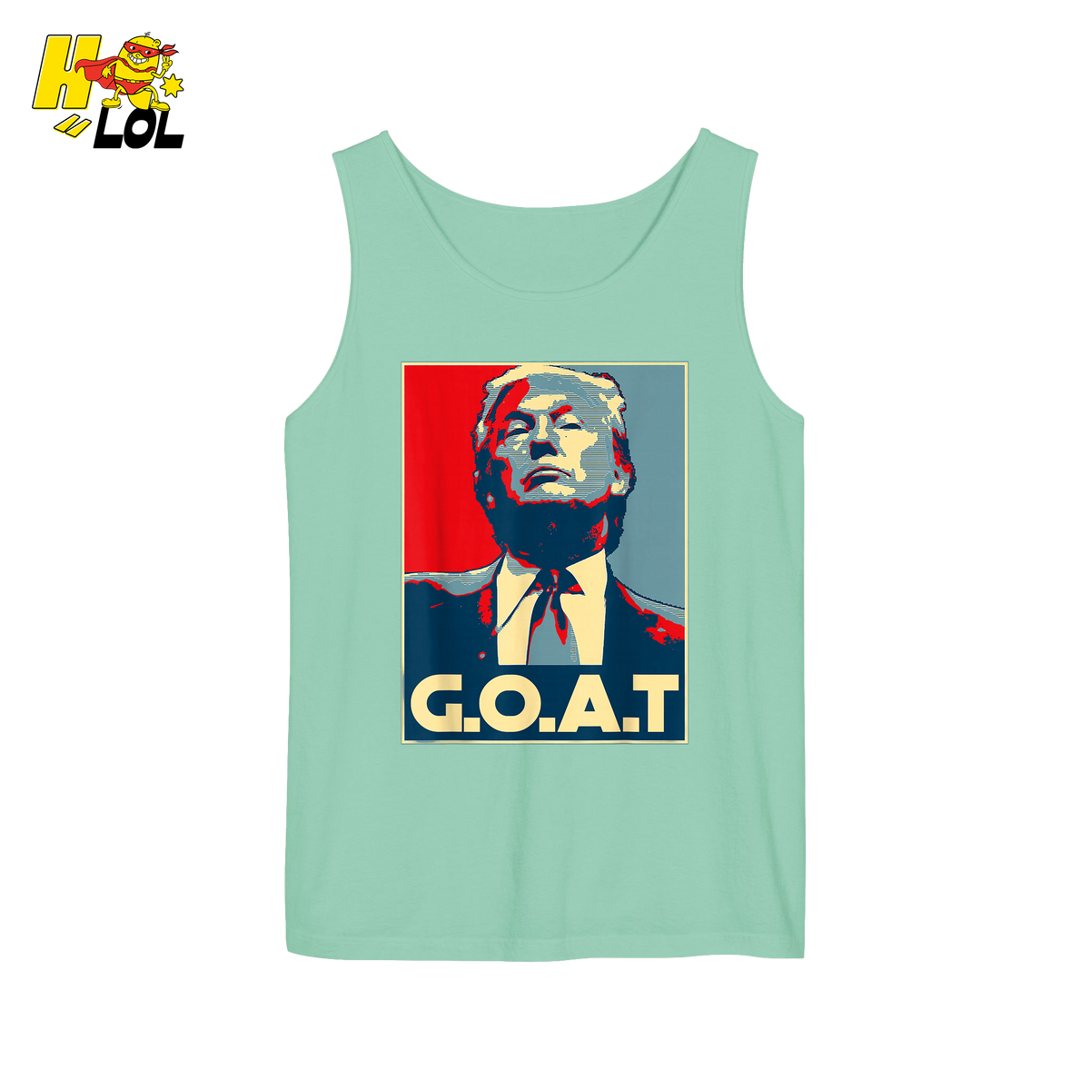 Trump G.O.A.T. Hope Style Iconic Political Tribute Meme Shirt - HQLOL