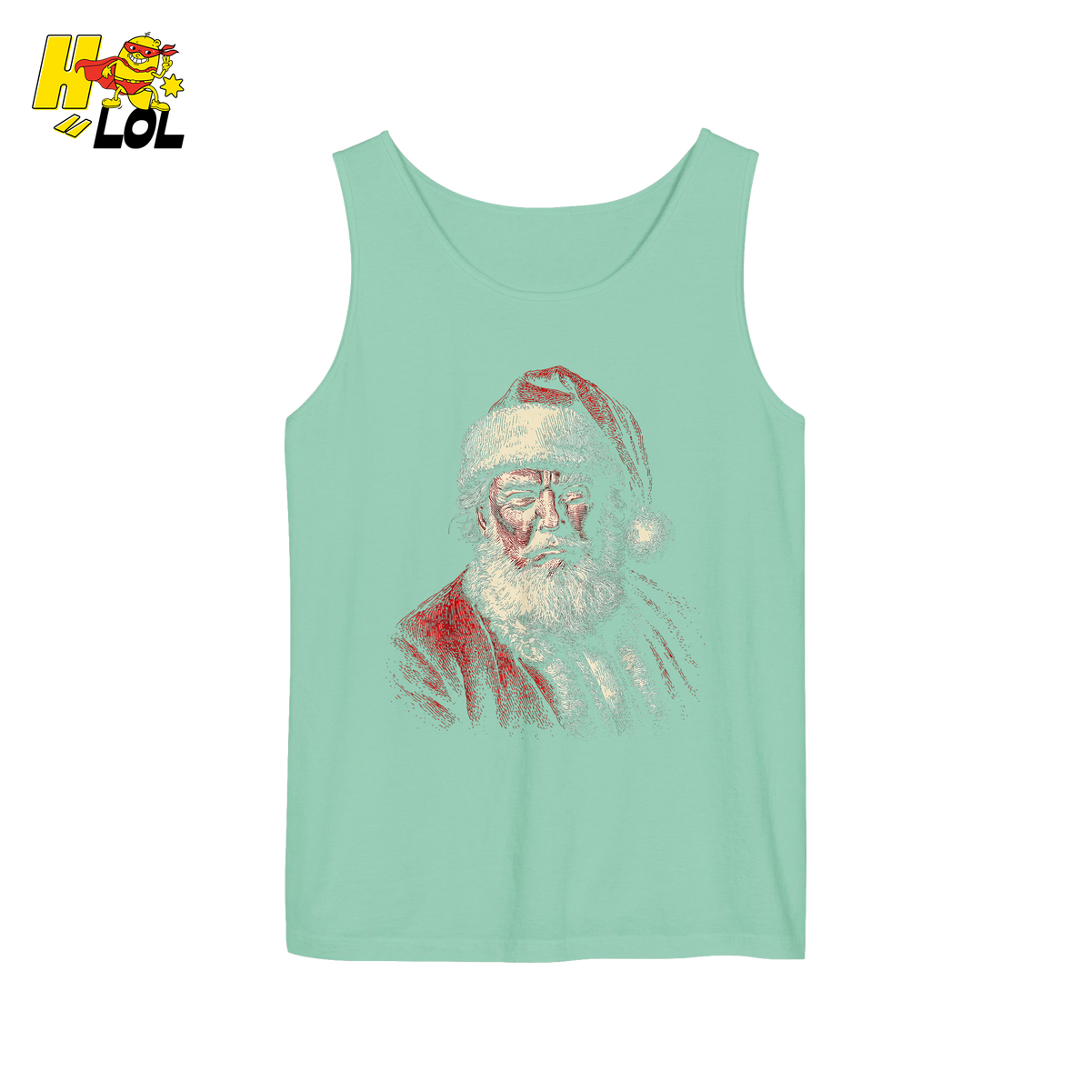 Vintage Santa Portrait Shirt Trump-Inspired Parody Christmas Gifts - HQLOL