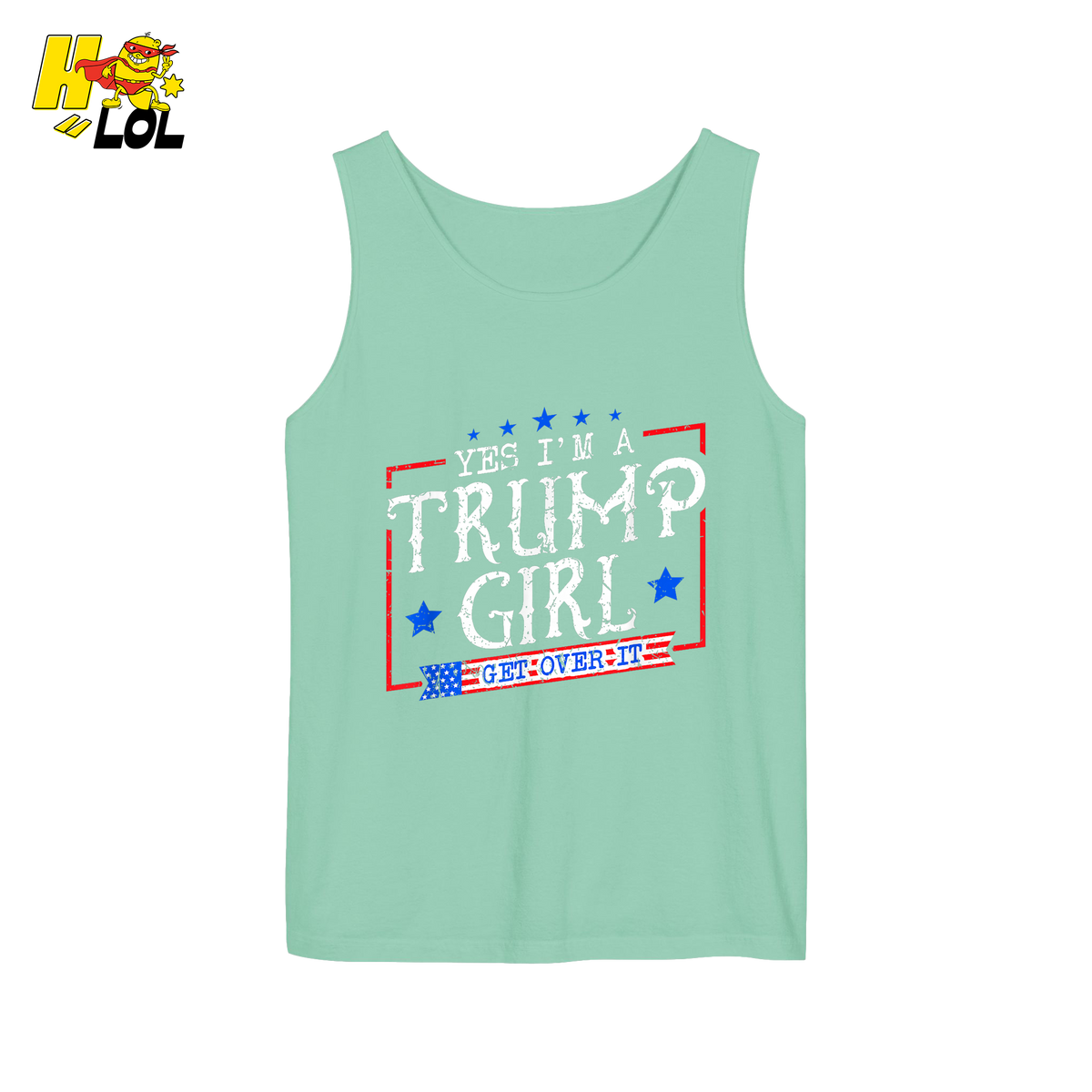 Yes I'm a Trump Girl Shirt Funny Patriotic Conservative Gift- HQLOL