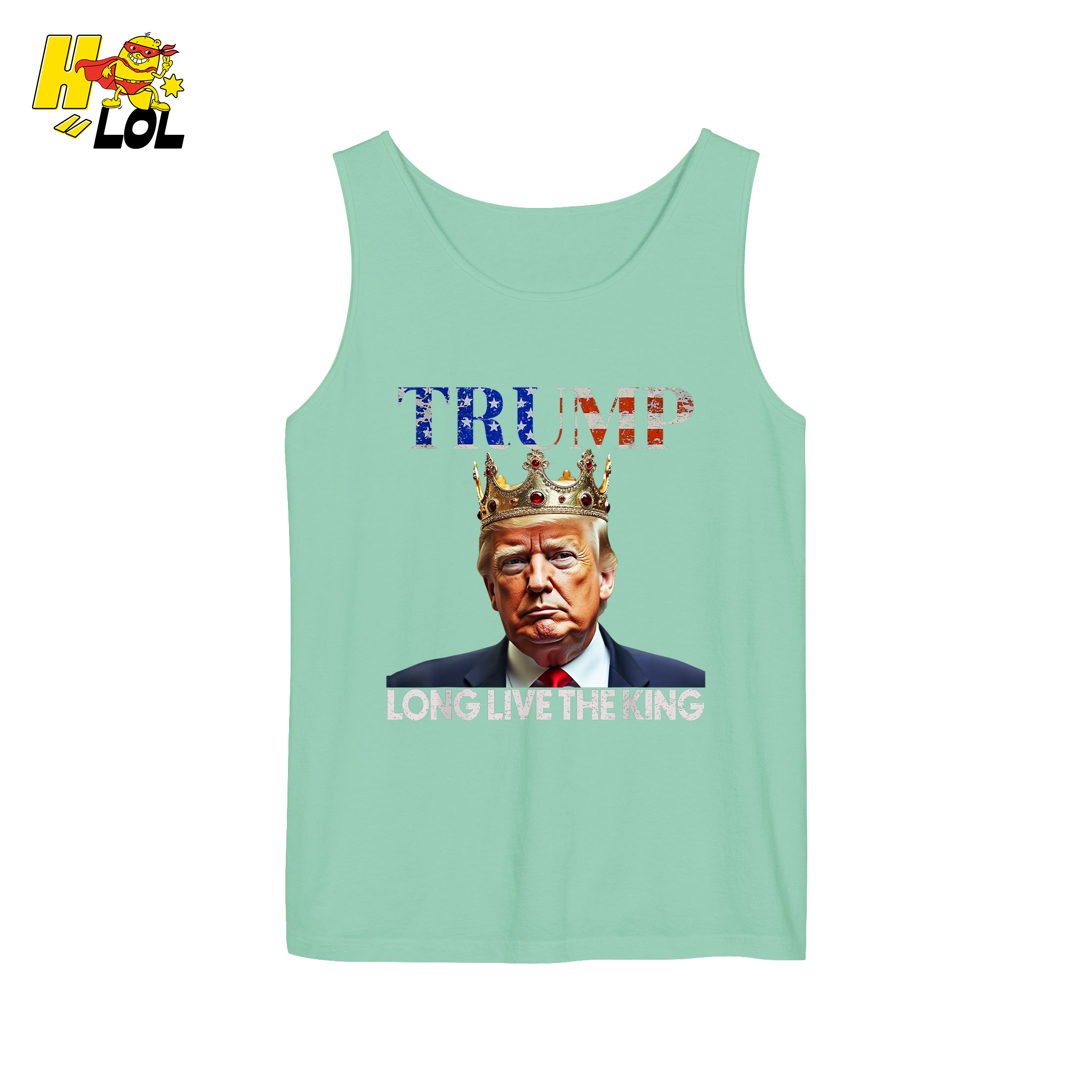 Trump Long Live The King Shirt Crown Patriotic Graphic Shirt - HQLOL