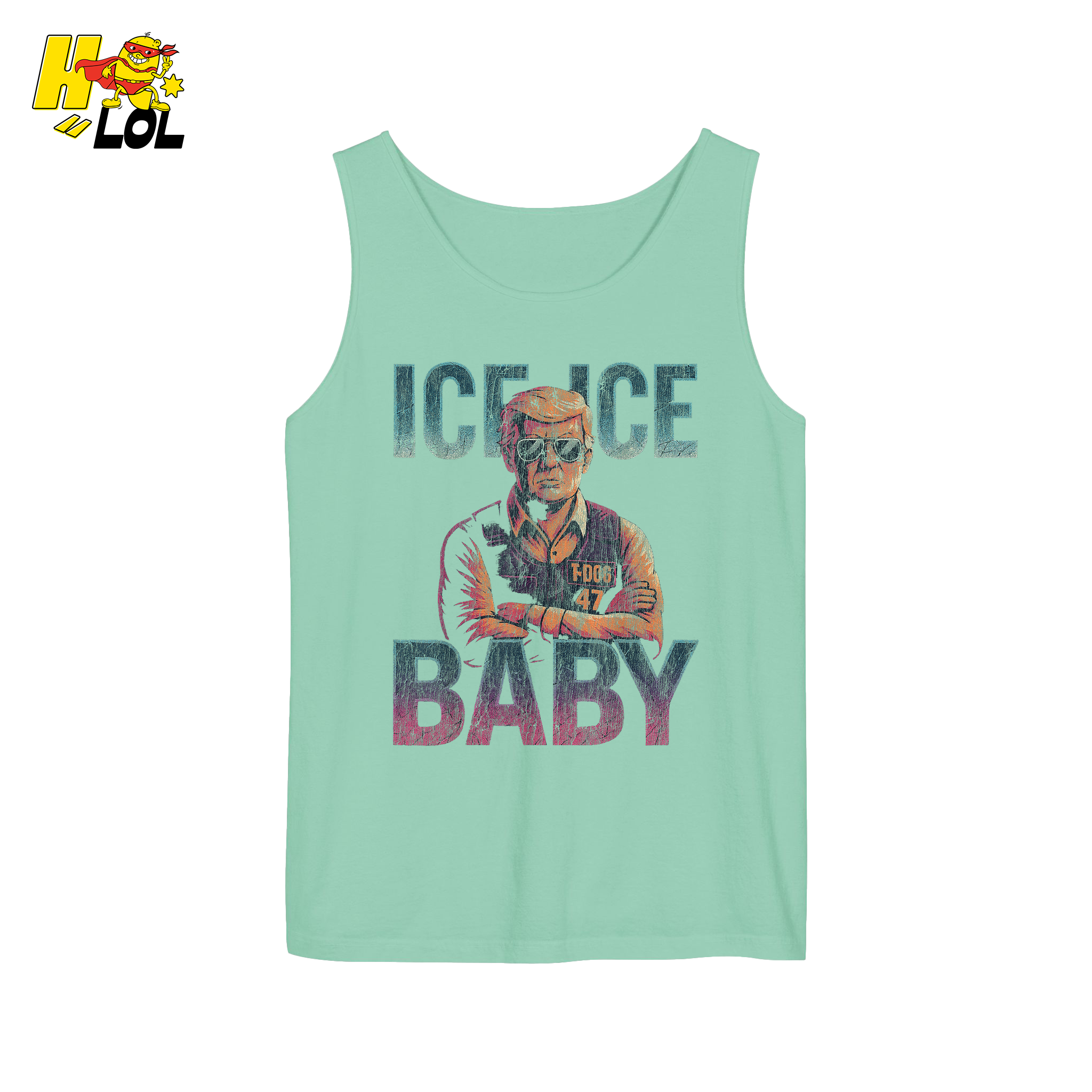 Ice Ice Baby Shirt Funny Meme Graphic Distressed Shirt - HQLOL