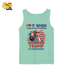 I Love It When I Wake Up Trump Is President Shirt Patriotic Shirt - HQLOL