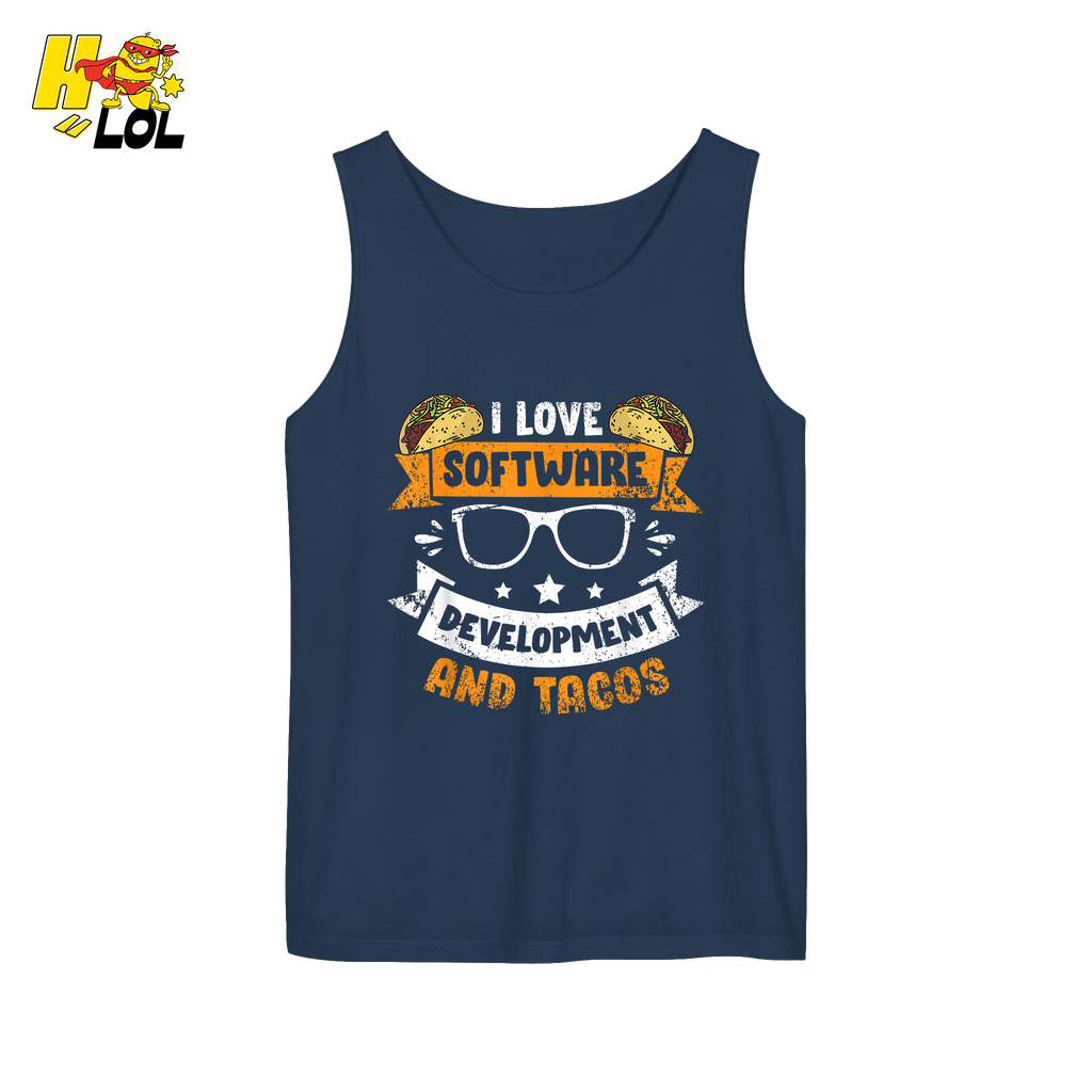Software Development and Tacos Shirt Funny Programmer Taco Shirt - HQLOL