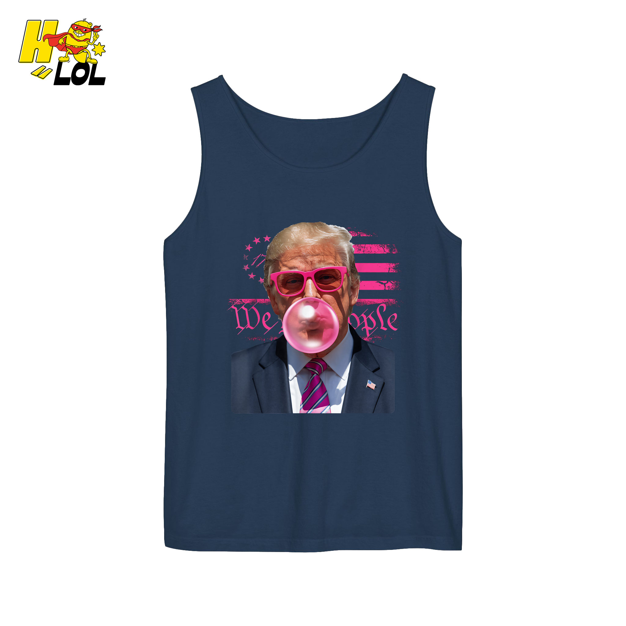 Trump Bubblegum Shirt Funny Graphic Shirt - HQLOL