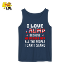 I Love Trump Shirt Funny Patriotic Quote Conservative Shirt - HQLOL