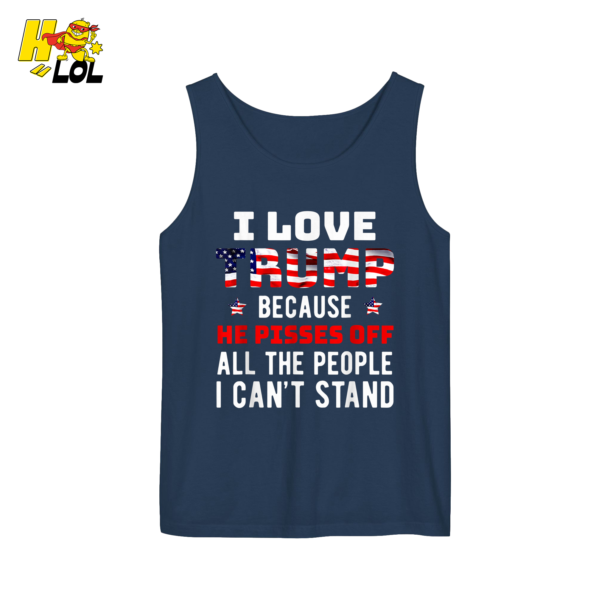 I Love Trump Shirt Funny Patriotic Quote Conservative Shirt - HQLOL