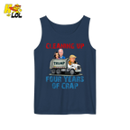 Cleaning Up Four Years of Crap Shirt Funny Political Satire Shirt - HQLOL