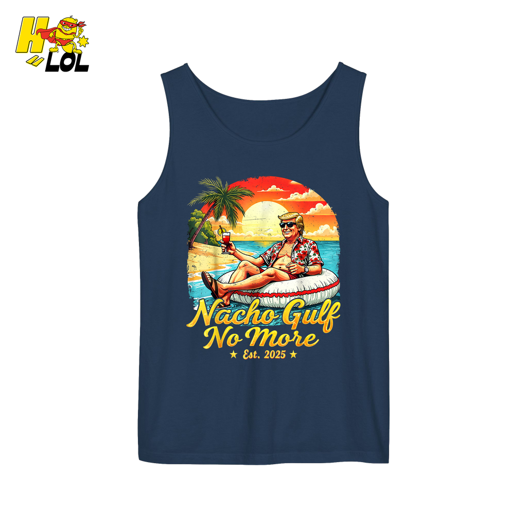Nacho Gulf No More Shirt Funny Tropical Sunset Beach Graphic - HQLOL