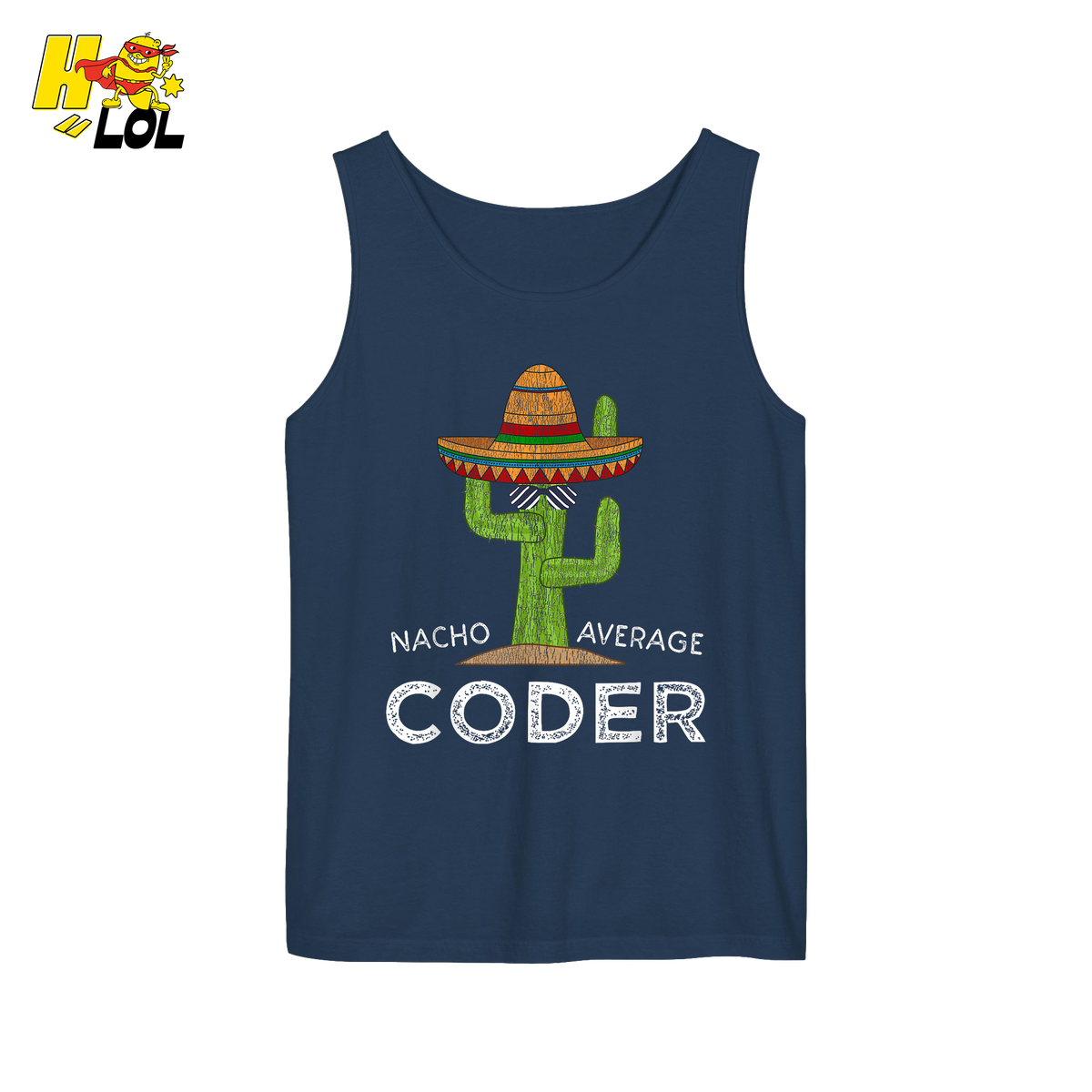 Nacho Average Coder Shirt Funny Programmer Cactus Shirt - HQLOL
