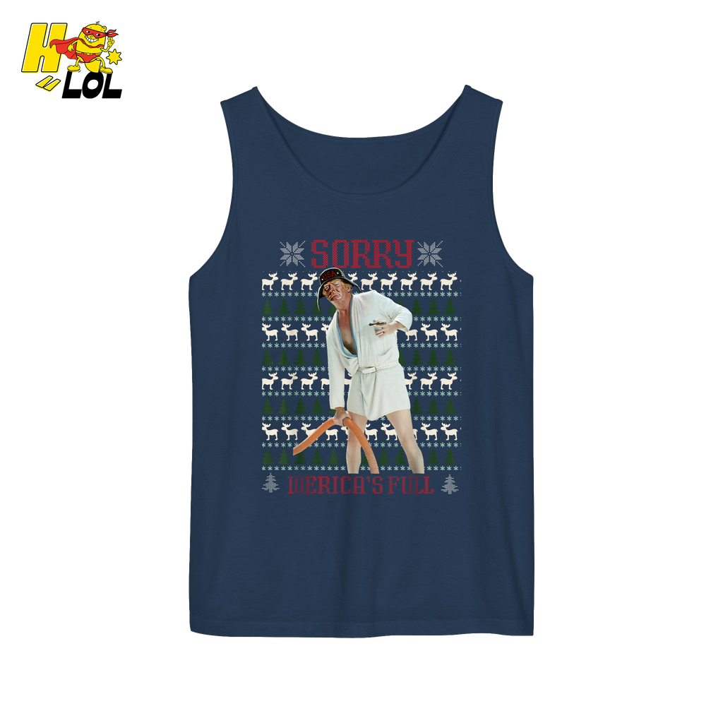 Sorry Merica’s Full Shirt Funny Ugly Christmas Holiday Shirt - HQLOL