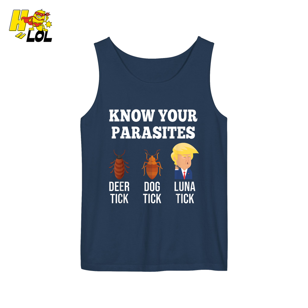 Know Your Parasites Shirt Funny Tick Meme Satire Graphic Shirt - HQLOL