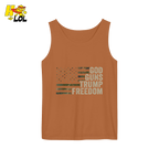 God Guns Trump Freedom Shirt Patriotic Camo Flag Shirt - HQLOL