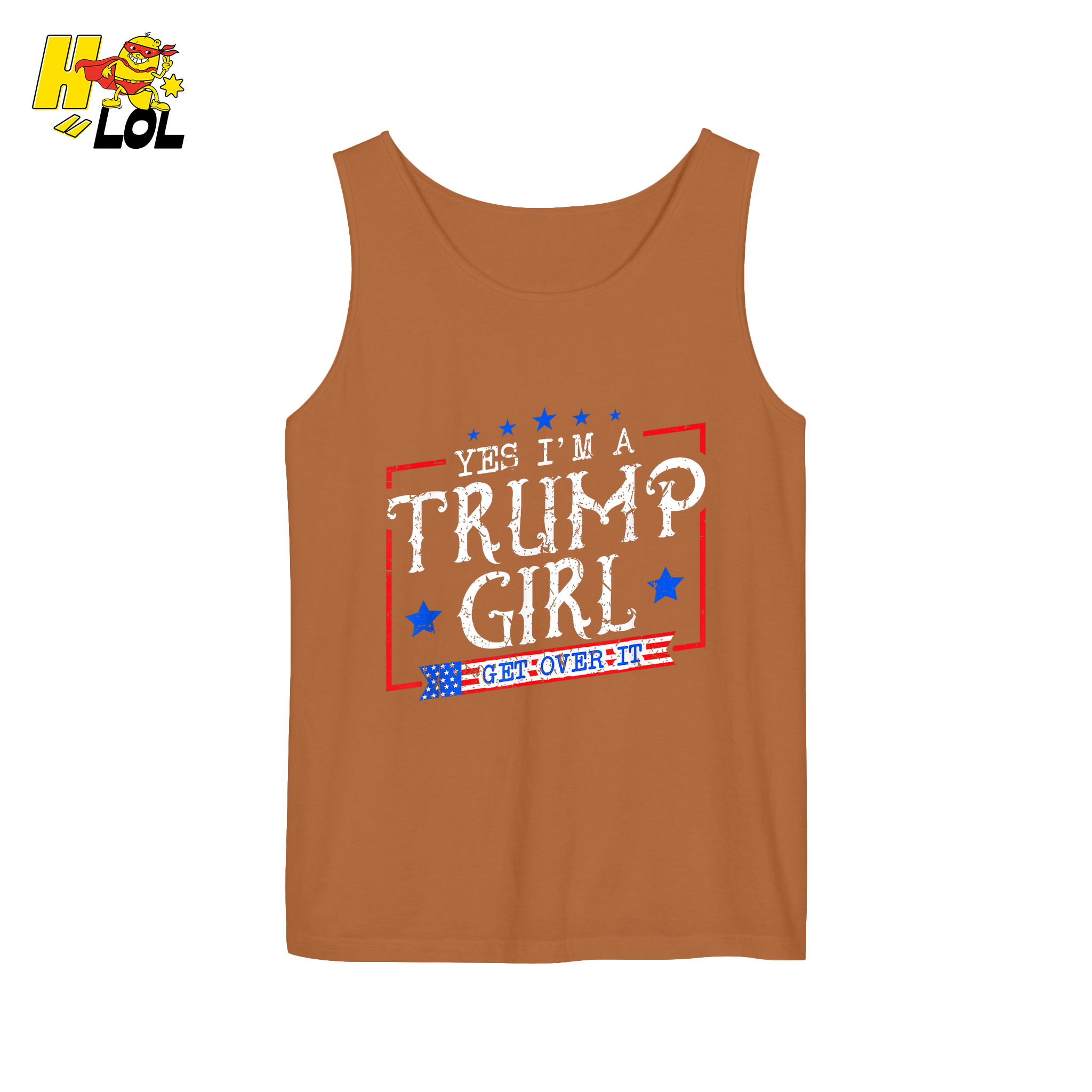 Yes I'm a Trump Girl Shirt Funny Patriotic Conservative Gift- HQLOL