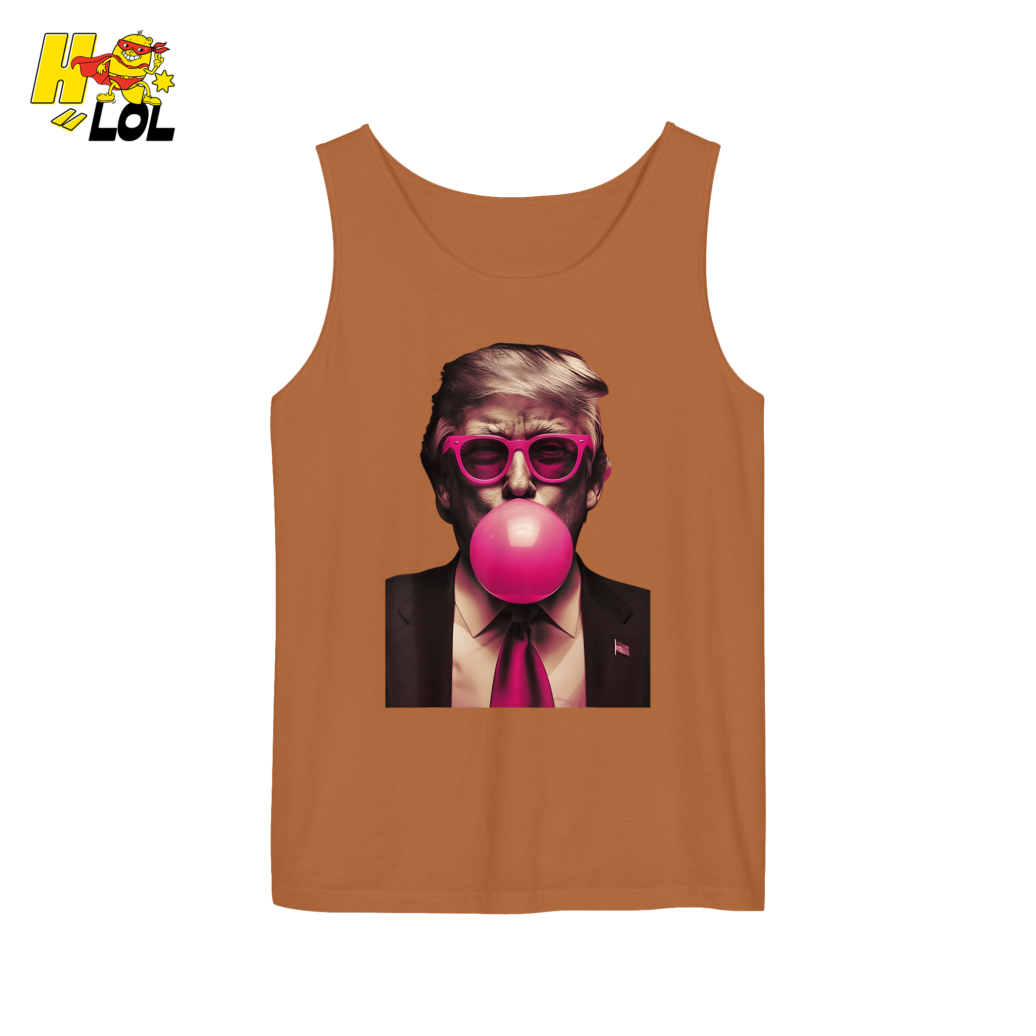 Trump Bubble Gum Pink Glasses Funny Pop Art Viral Meme Shirt - HQLOL