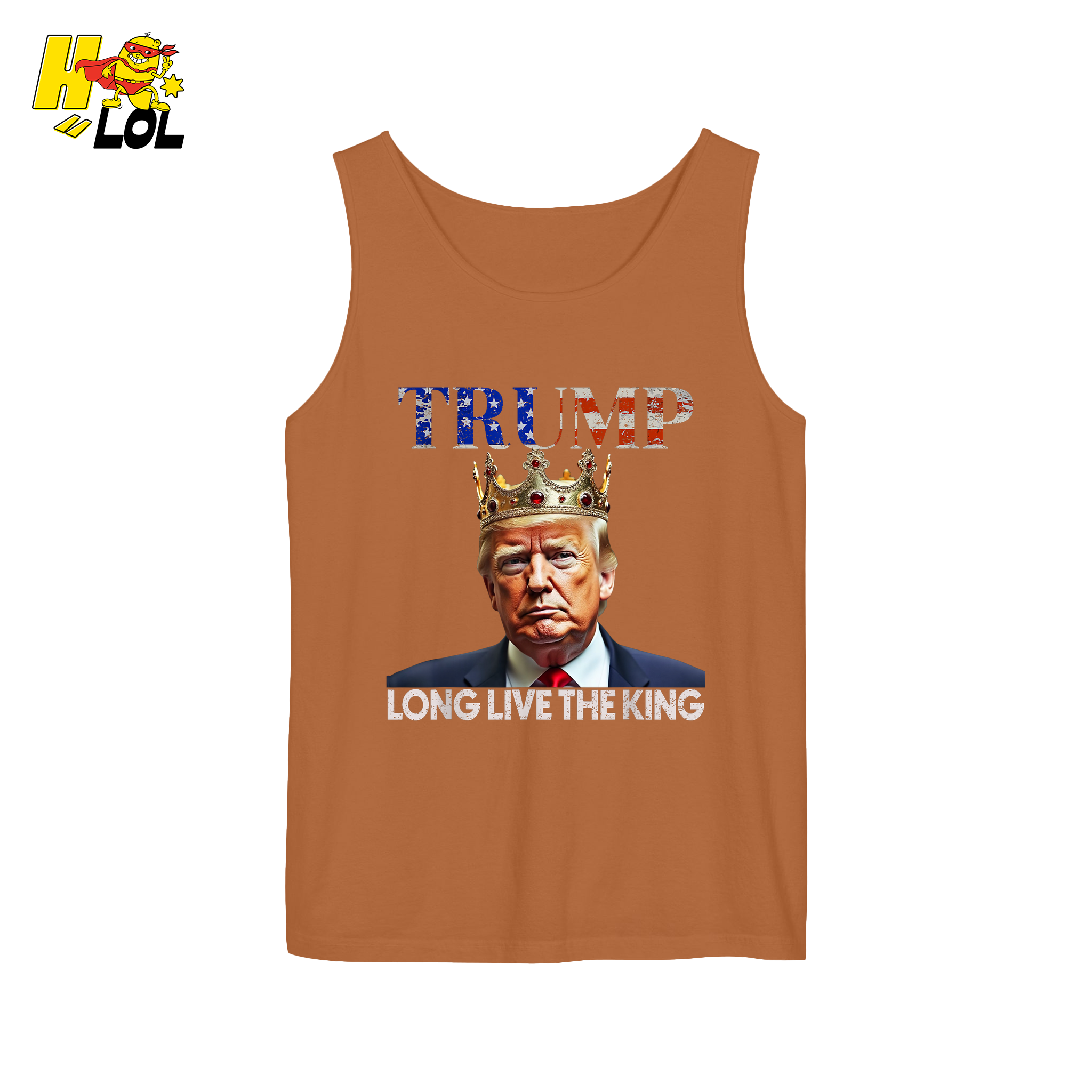 Trump Long Live The King Shirt Crown Patriotic Graphic Shirt - HQLOL