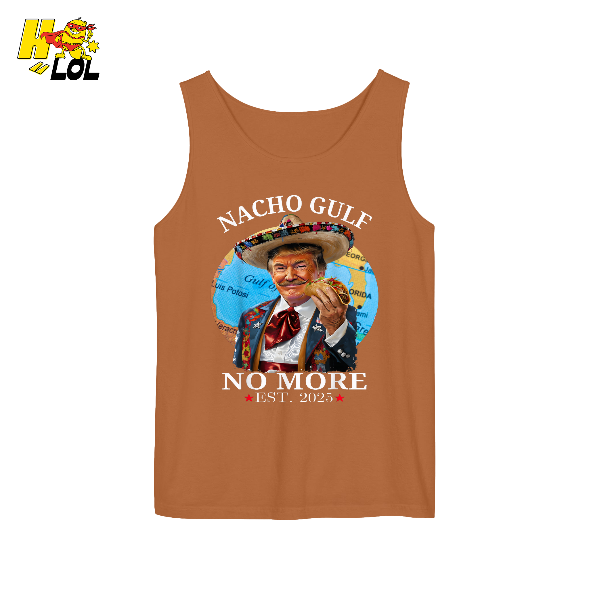 Nacho Gulf No More Shirt Funny Taco Sombrero Graphic Shirt - HQLOL
