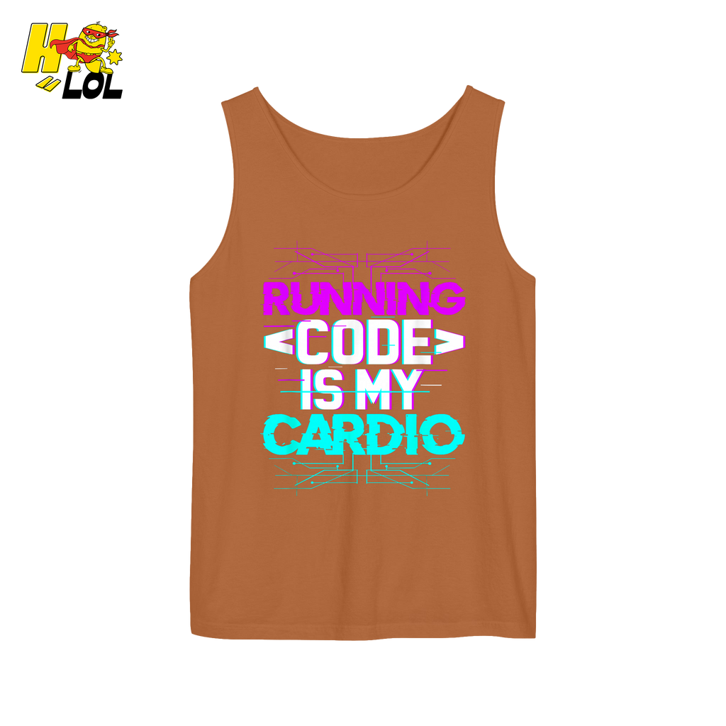 Running Code Is My Cardio Shirt Funny Programmer Neon Shirt - HQLOL