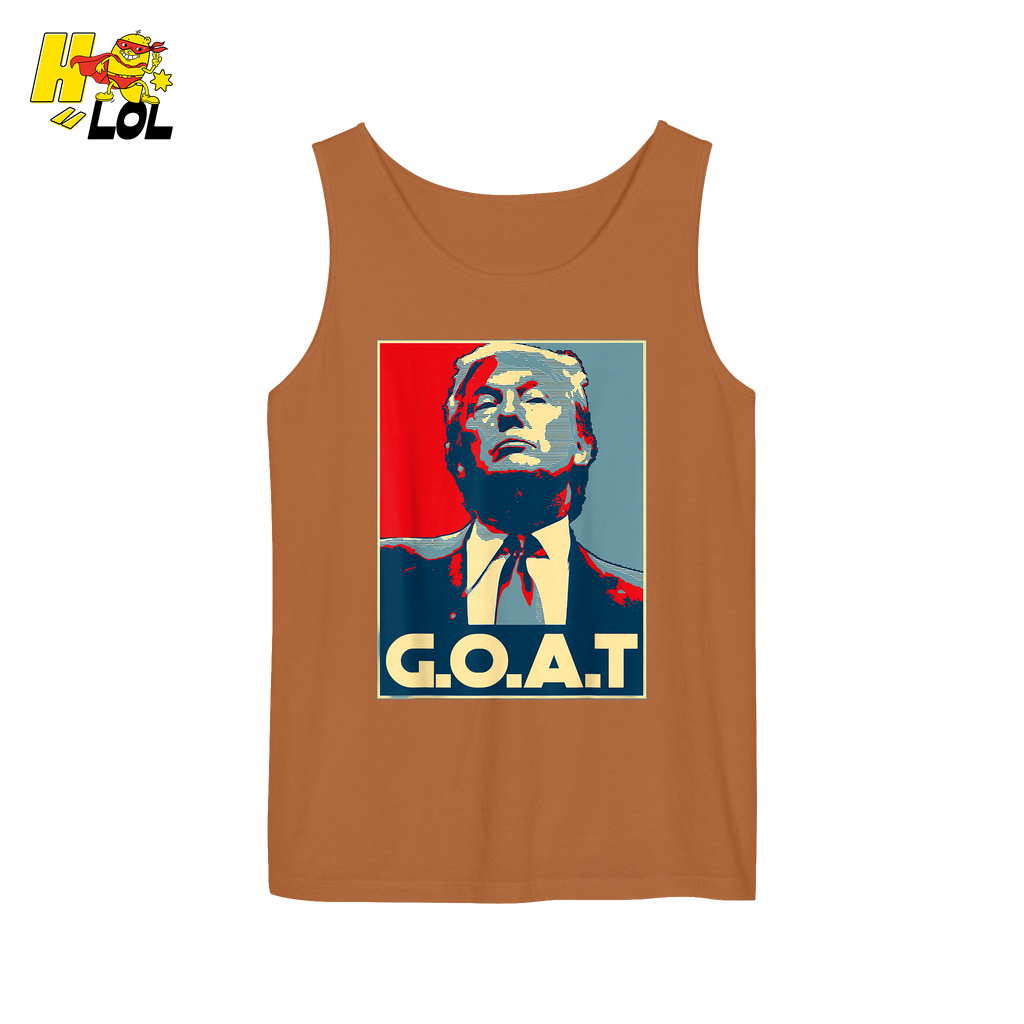 Trump G.O.A.T. Hope Style Iconic Political Tribute Meme Shirt - HQLOL