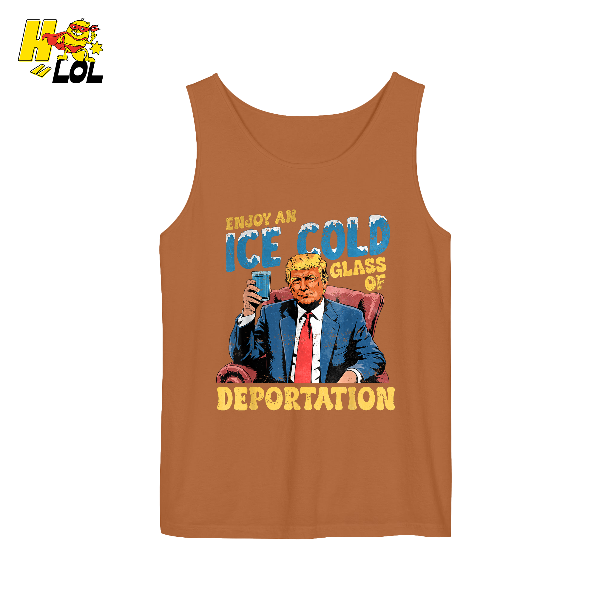 Ice Cold Glass of Deportation Shirt Funny Political Meme Shirt - HQLOL