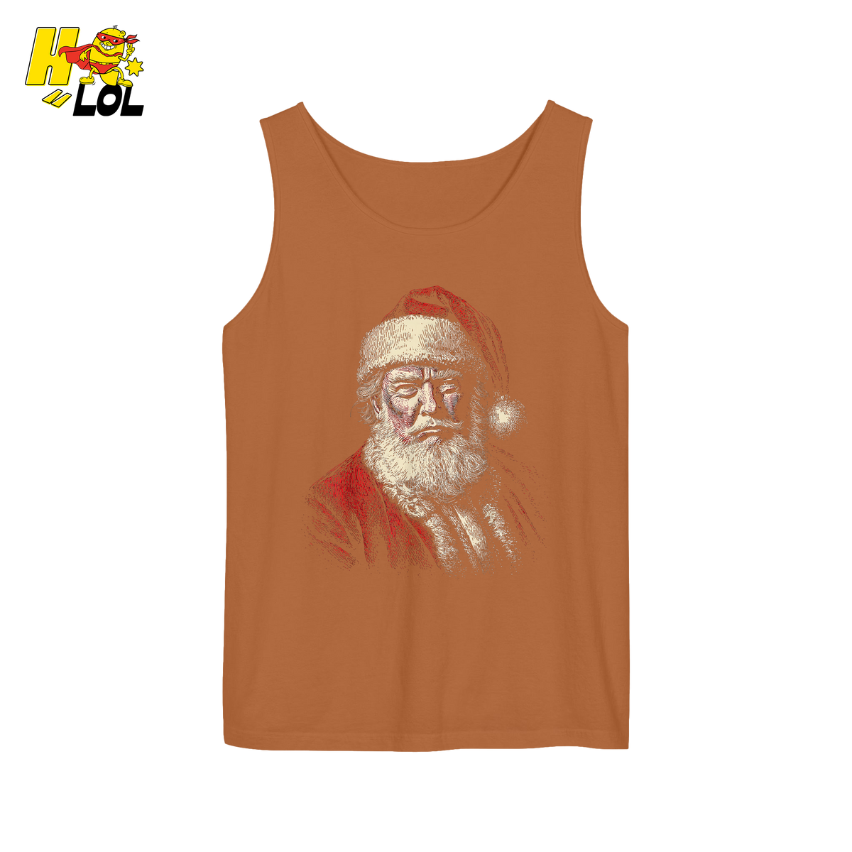 Vintage Santa Portrait Shirt Trump-Inspired Parody Christmas Gifts - HQLOL