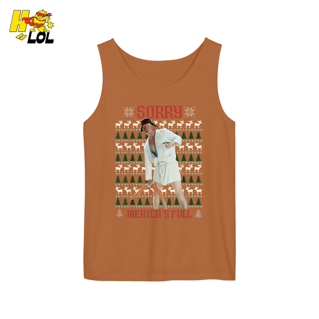 Sorry Merica’s Full Shirt Funny Ugly Christmas Holiday Shirt - HQLOL