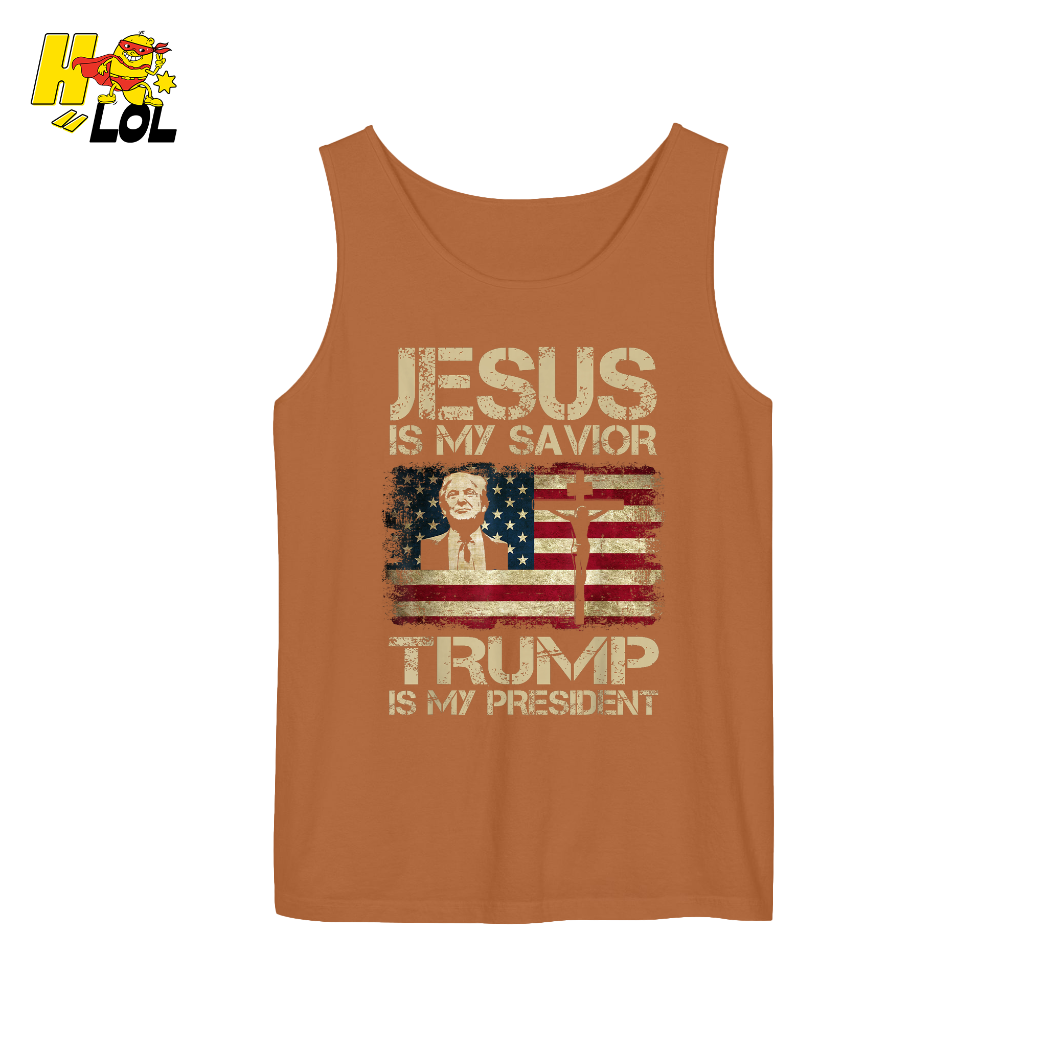 Jesus Is My Savior Trump Is My President Shirt Christian Patriotic - HQLOL