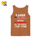 I Love Trump Shirt Funny Patriotic Quote Conservative Shirt - HQLOL