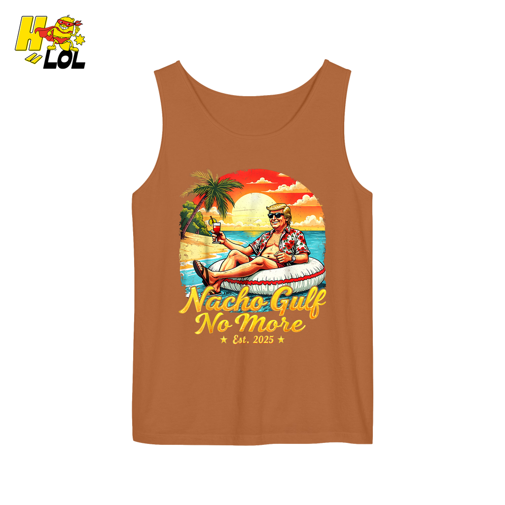 Nacho Gulf No More Shirt Funny Tropical Sunset Beach Graphic - HQLOL