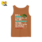 Funny Political Fishing Shirt Teach a Democrat to Fish Blame Trump - HQLOL