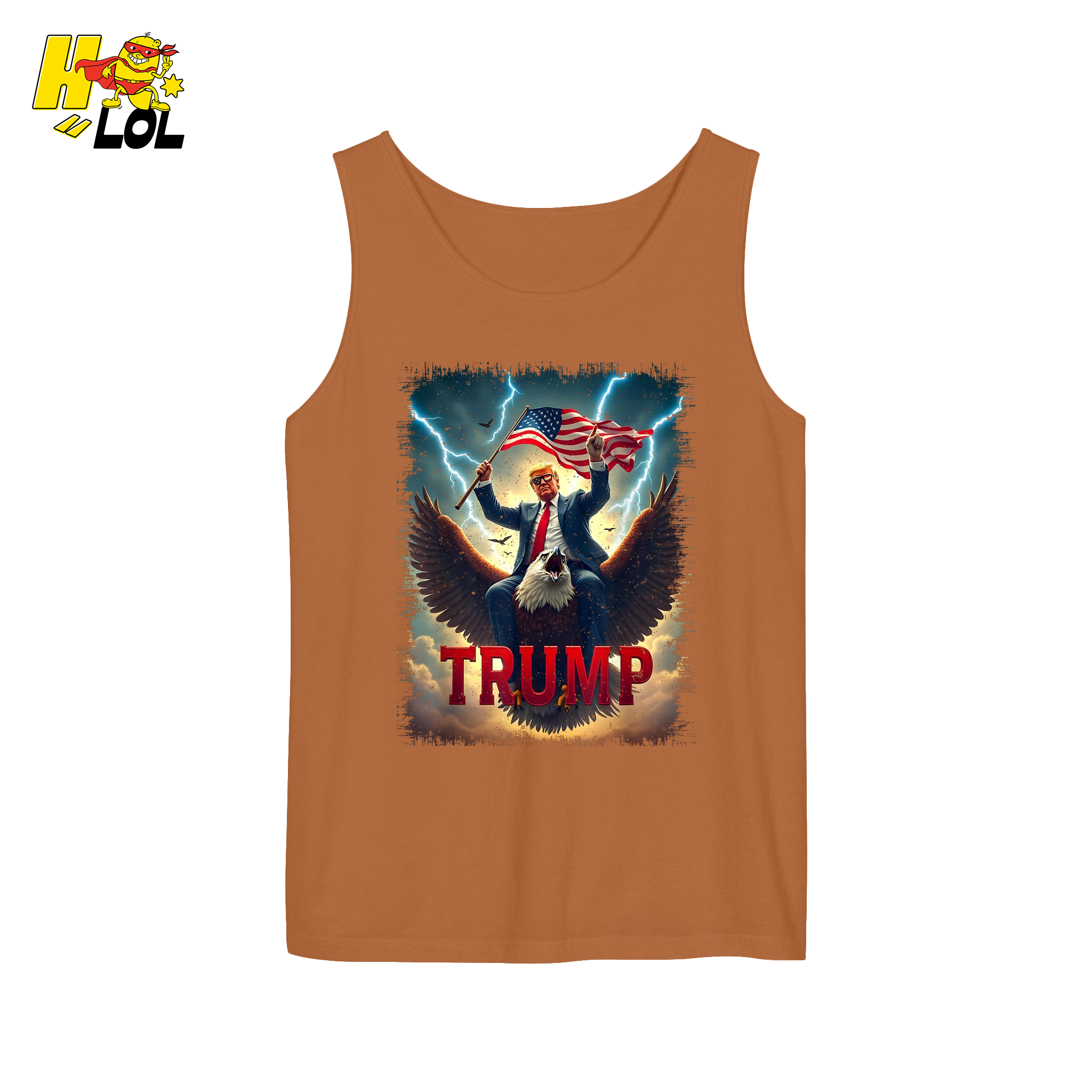 Donald Trump King & Eagle Shirt Patriotic MAGA Gift - HQLOL