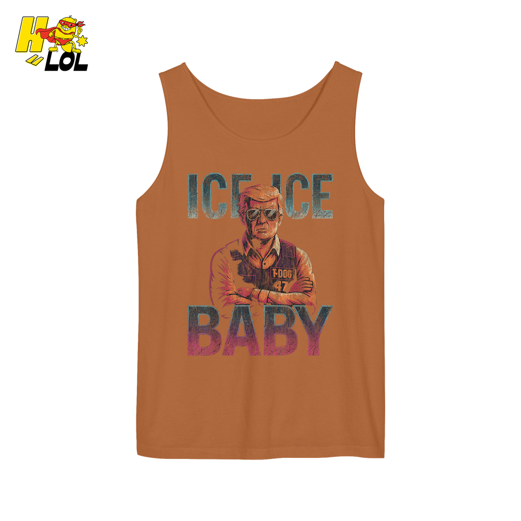 Ice Ice Baby Shirt Funny Meme Graphic Distressed Shirt - HQLOL