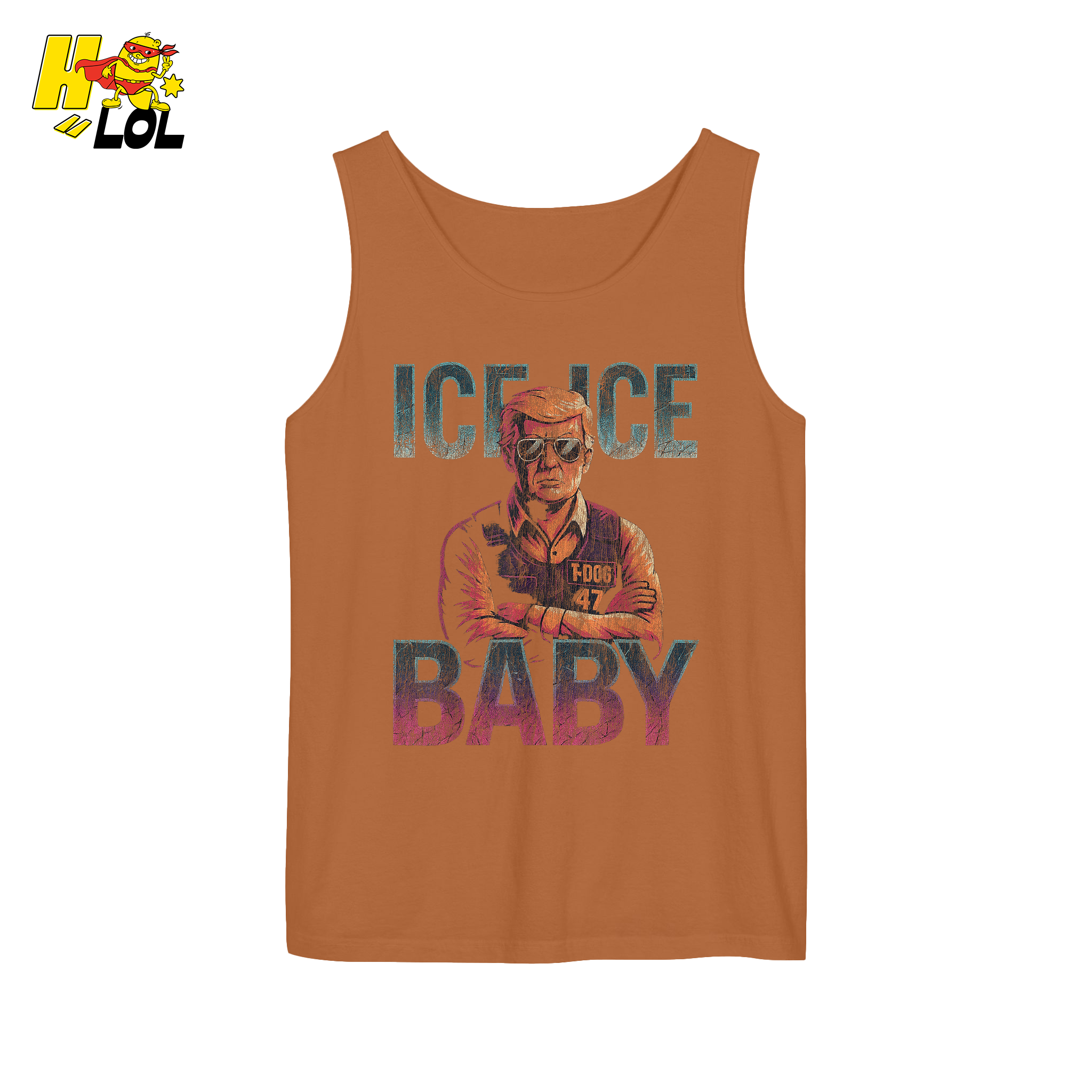 Ice Ice Baby Shirt Funny Meme Graphic Distressed Shirt - HQLOL