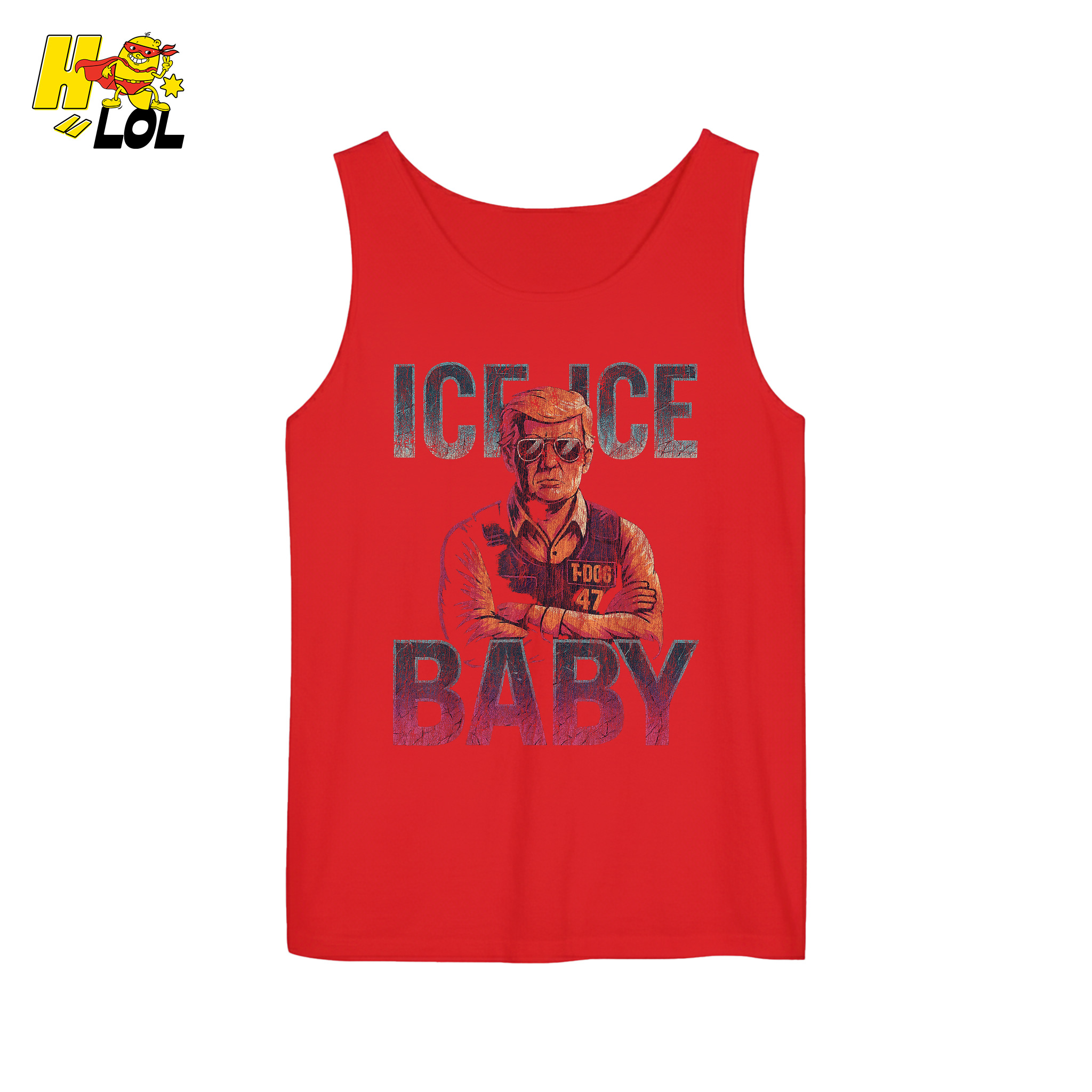 Ice Ice Baby Shirt Funny Meme Graphic Distressed Shirt - HQLOL