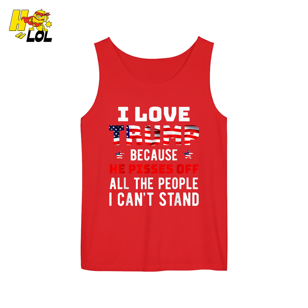 I Love Trump Shirt Funny Patriotic Quote Conservative Shirt - HQLOL