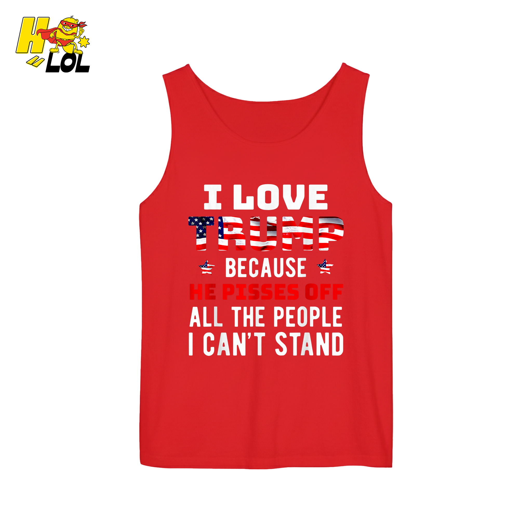 I Love Trump Shirt Funny Patriotic Quote Conservative Shirt - HQLOL
