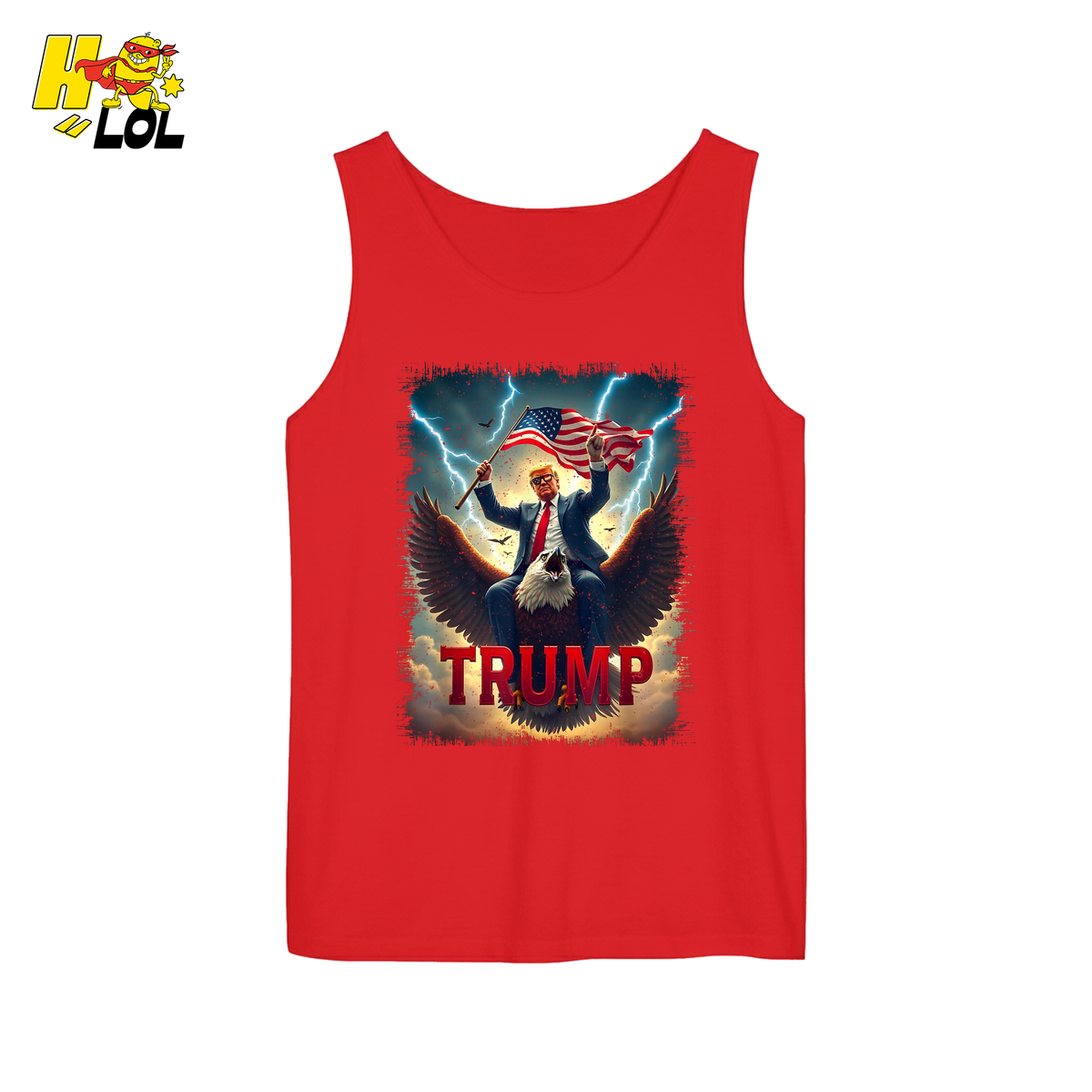 Donald Trump King & Eagle Shirt Patriotic MAGA Gift - HQLOL