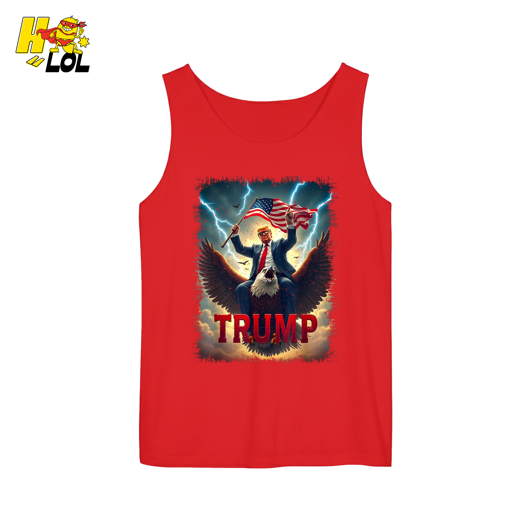 Donald Trump King & Eagle Shirt Patriotic MAGA Gift - HQLOL