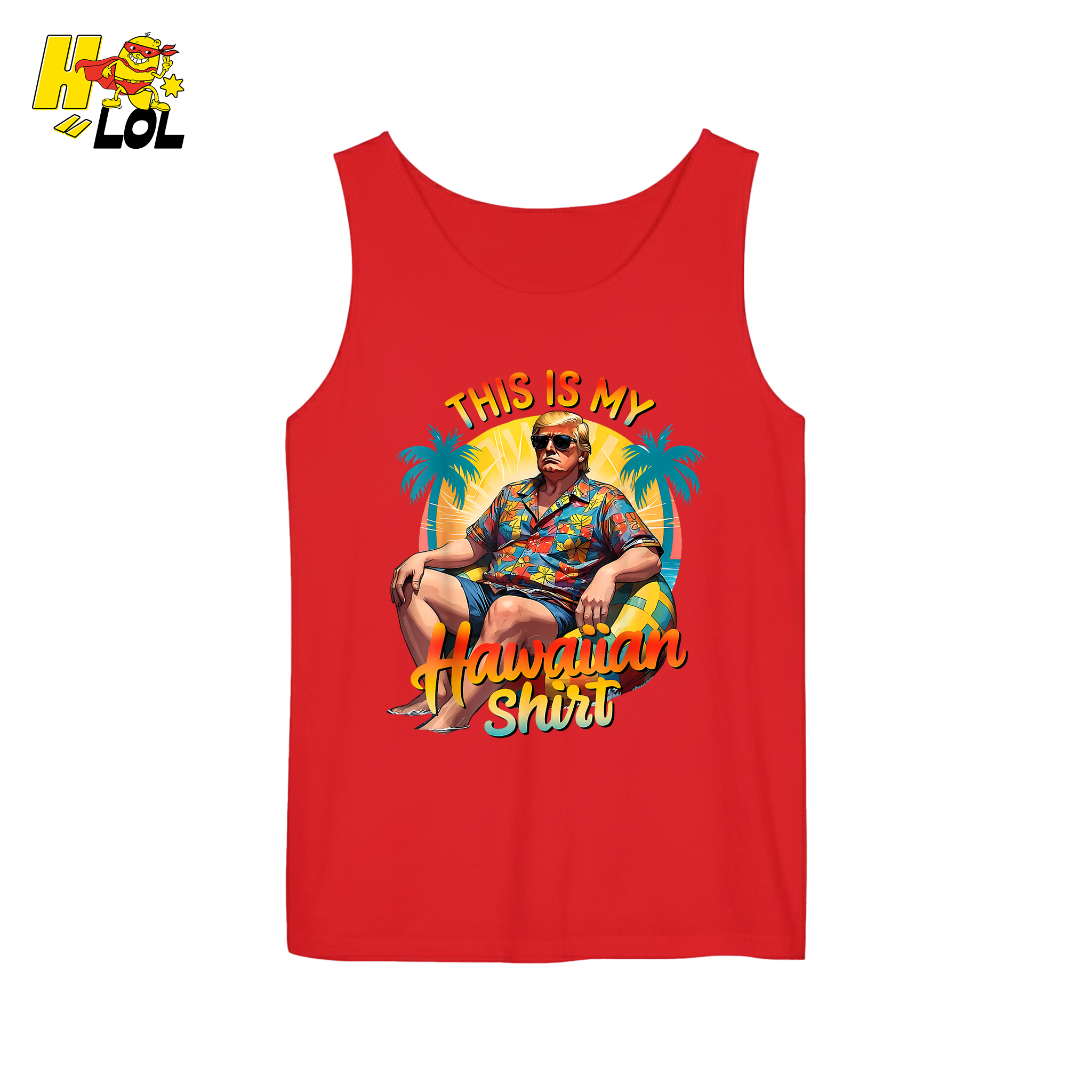 Trump Hawaiian Shirt Funny Summer Vacation Meme Gift Shirt - HQLOL