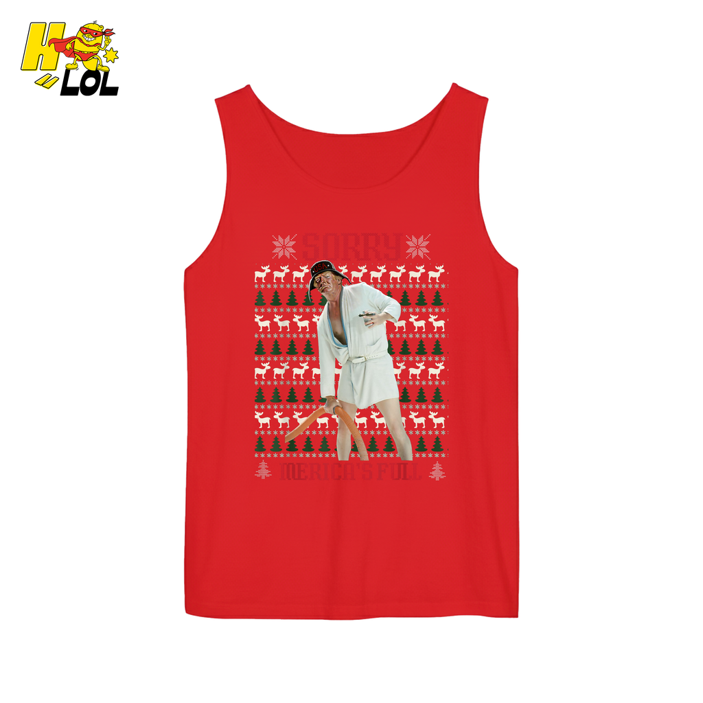 Sorry Merica’s Full Shirt Funny Ugly Christmas Holiday Shirt - HQLOL