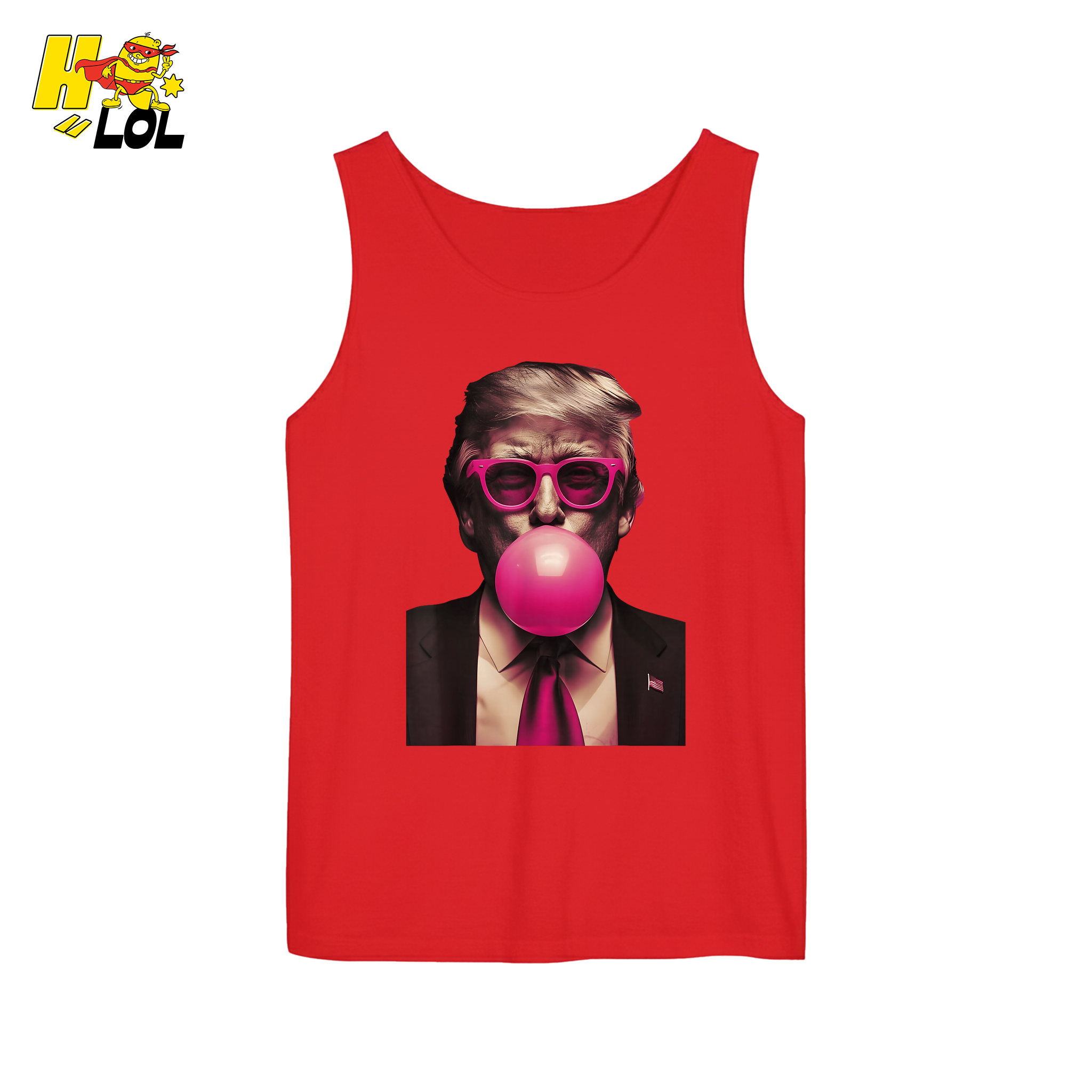 Trump Bubble Gum Pink Glasses Funny Pop Art Viral Meme Shirt - HQLOL